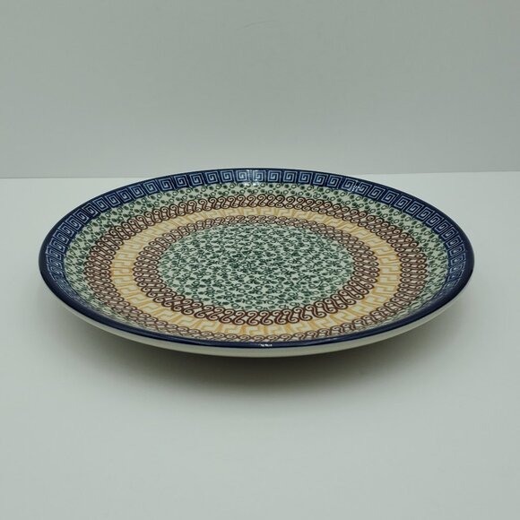 Polish Pottery Autumn Ceramika Artystyczna Dinner Plate Round Platter - Picture 8 of 8